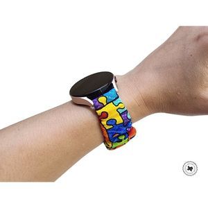 Autism Puzzle Scrunchies Watch Band for Apple Watch 38mm 40mm 41mm